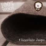 Fieltro 100% Lana Jaspe Chocolate