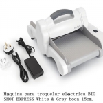 Máquina para troquelar eléctrica BIG SHOT EXPRESS White & Grey boca 15cm.