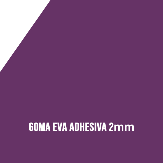Goma Eva Foamy Autoadhesiva en color Morada