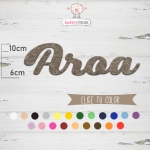 Nombres de Fieltro "Aroa"