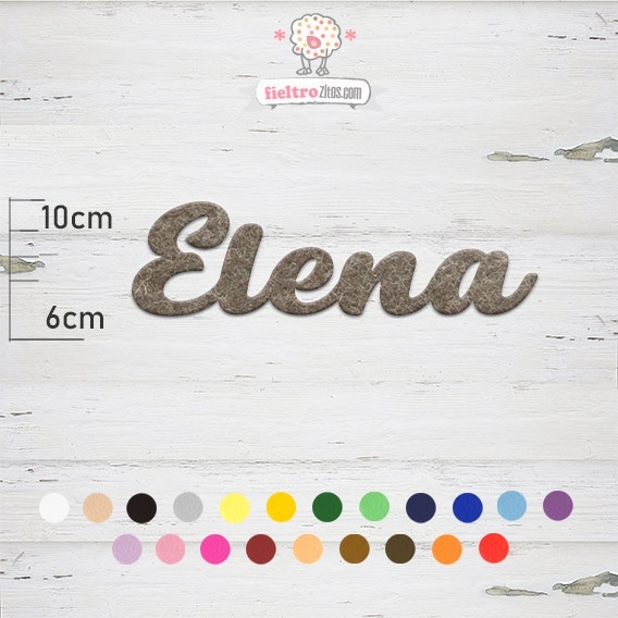 Nombres de Fieltro &quot;Elena&quot;