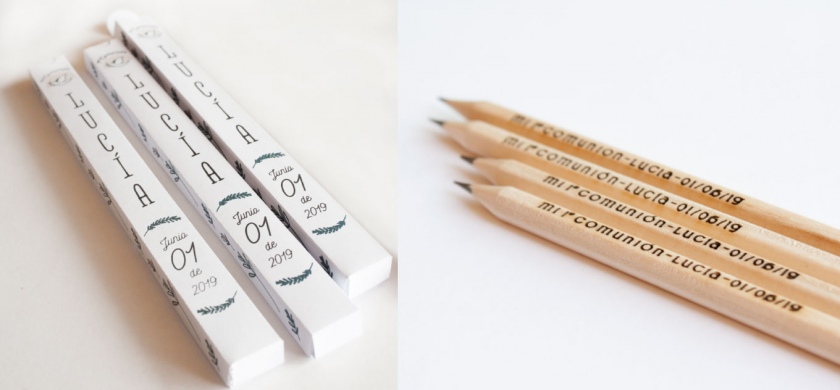Mini estuche para lápices personalizable, Lápices de color, Lápices